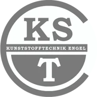 Logo Kunststofftechnik Engel in Schwarz-Weiß